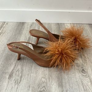 Sam Edelman Feathered Heels from Everyday Abby